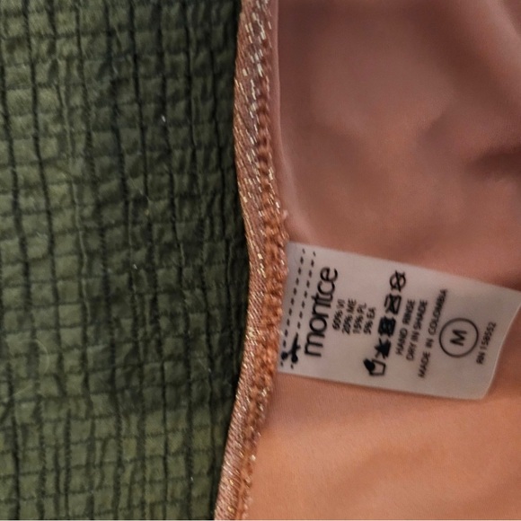 Mauve Sparkle Lulu (Zig Zag Stitch) Bikini Bottom - Picture 2 of 3